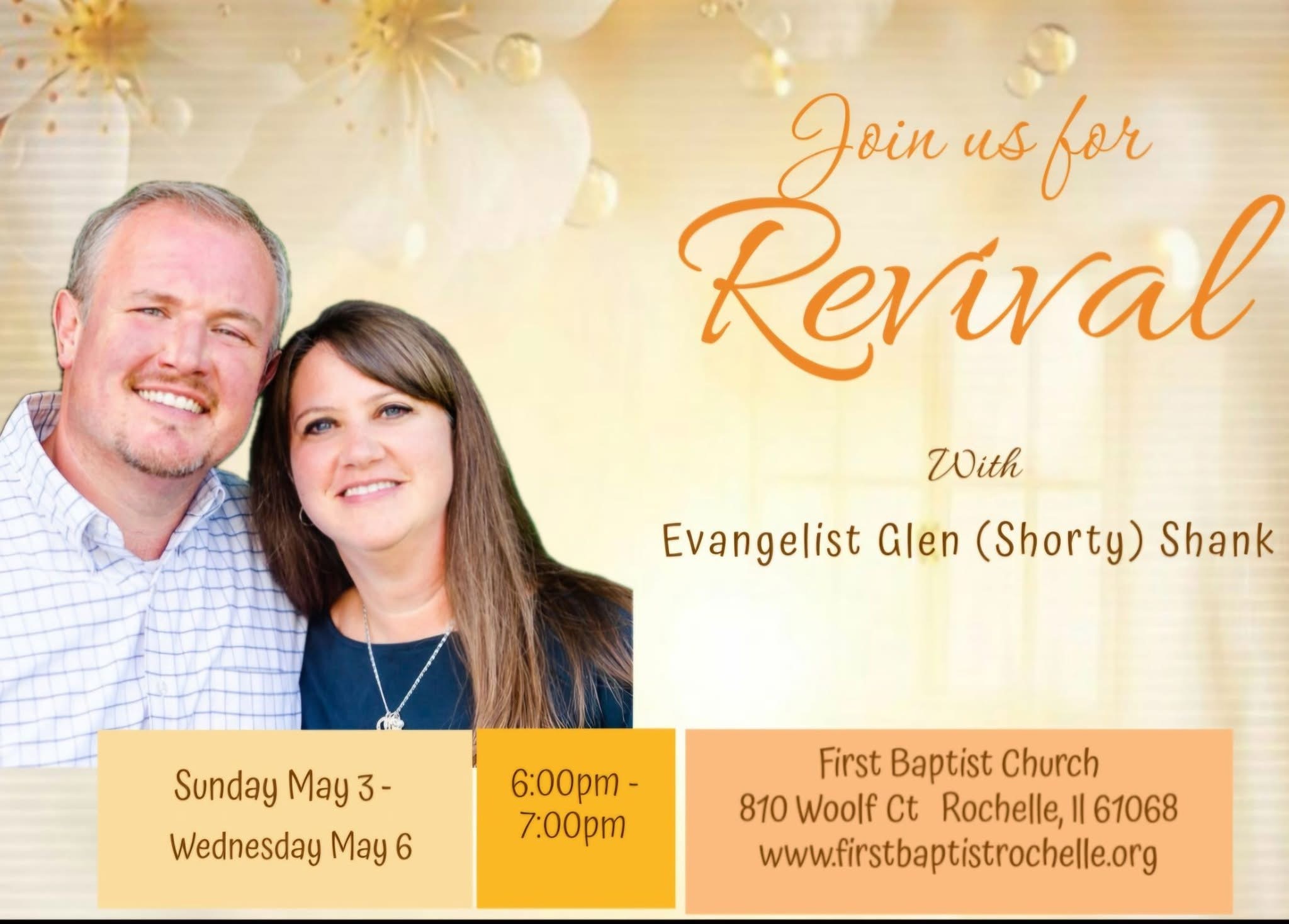 Revival Services with Evangelist Glen Shank